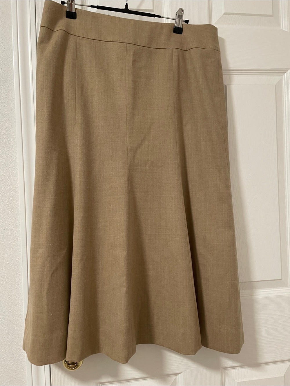 Talbots Beige A-Line Skirt size 12